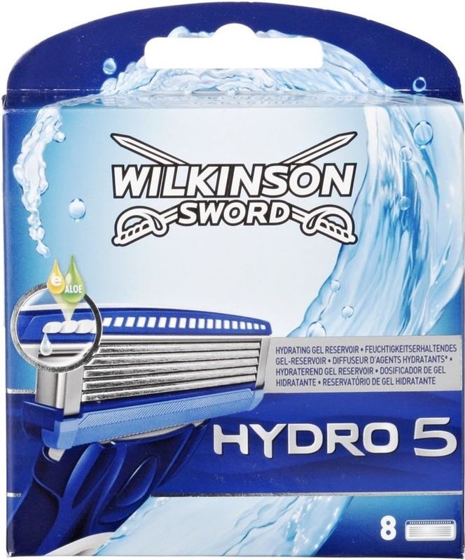 Met de Skin Guard van de Wilkinson Hydro 5 scheermesjes blijft je huid ongedeerd.